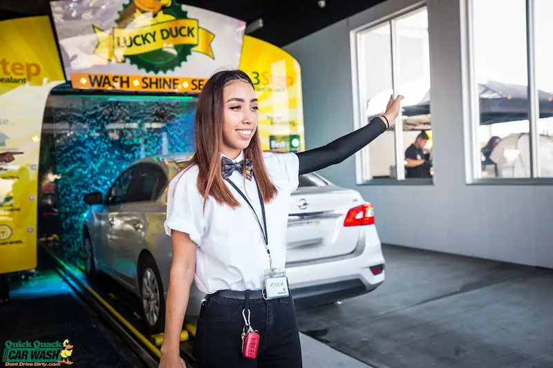 Inside this Quick Quack Car Wash 2