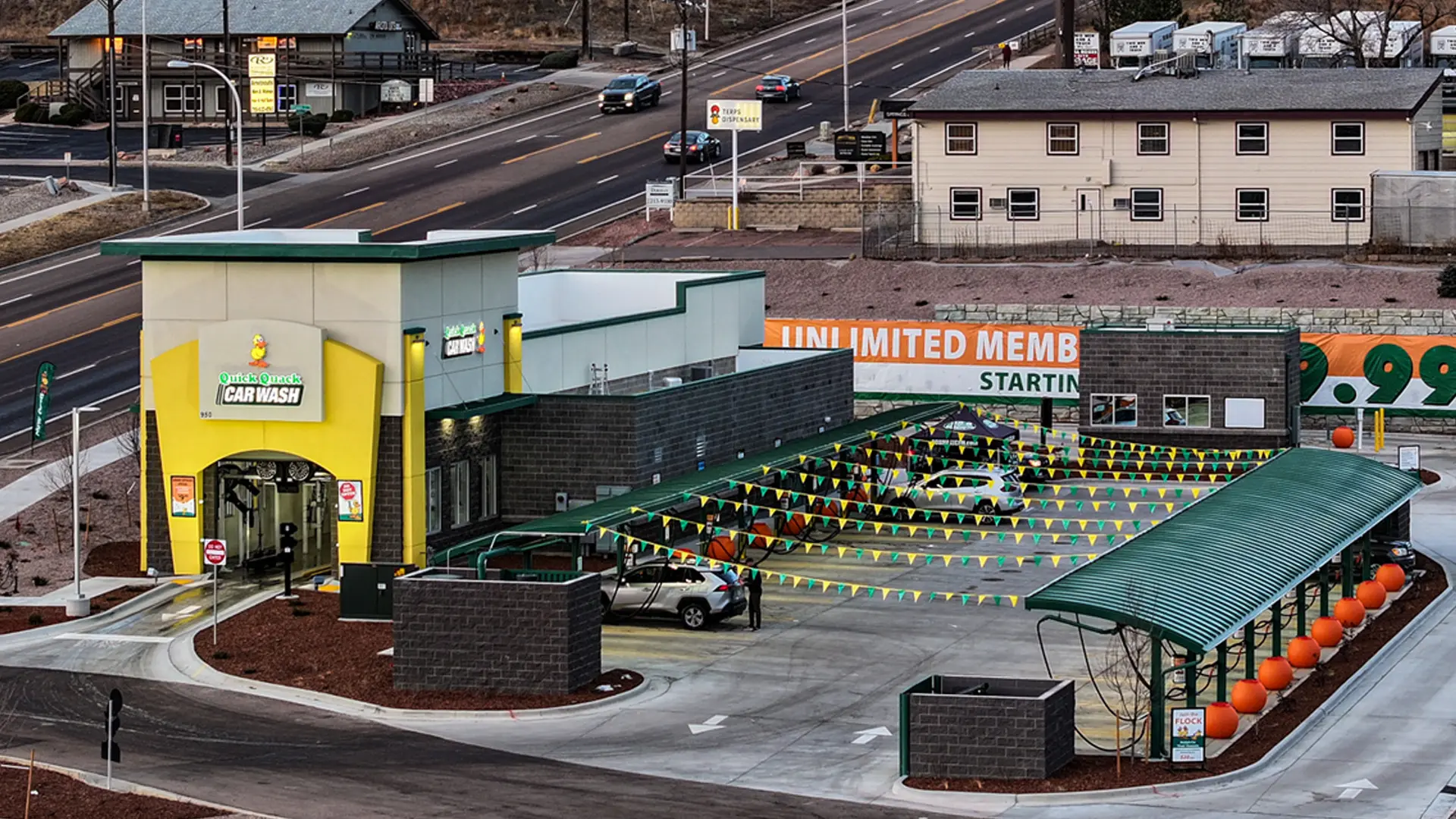 Quick Quack location 950 W Fillmore St, Colorado Springs, CO 80907